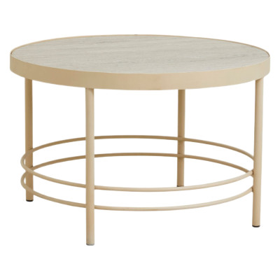 Mesa de café Jungo em ferro e mármore