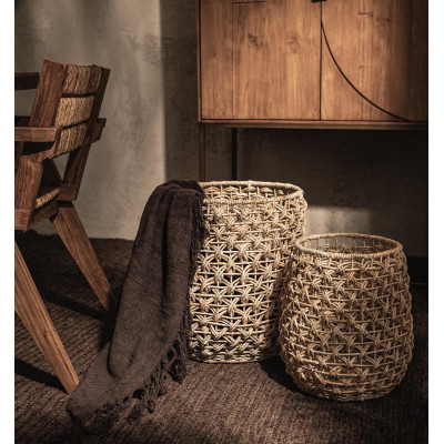 Cesta redonda Sindoro, conjunto de 2