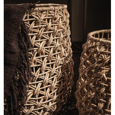 Cesta redonda Sindoro, conjunto de 2