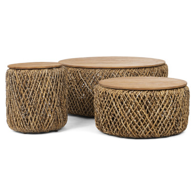 Conjunto de 3 mesas de café Knut B