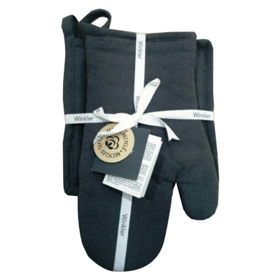 Conjunto de luvas de forno e porta-panelas Jona