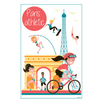 Toalha de chá Paris Athletic