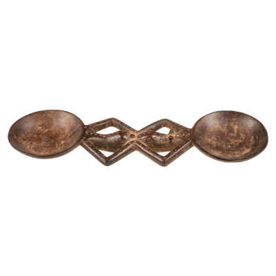 Colher dupla de escultura