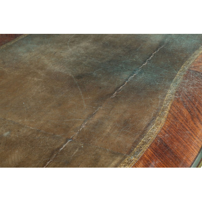 Secretária Louis XV com tampo verde
