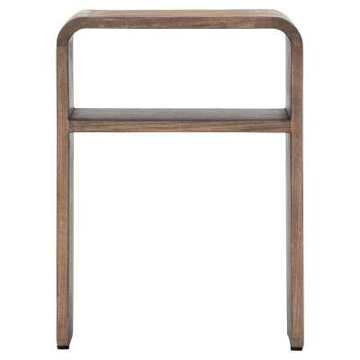 Mesa de cabeceira Evo em teca reciclada