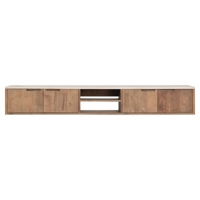 Móvel de TV suspenso Bliss No.2 Mortex com 4 portas