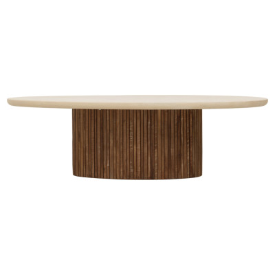 Mesa de centro Lagoon Mortex com forma de seixo
