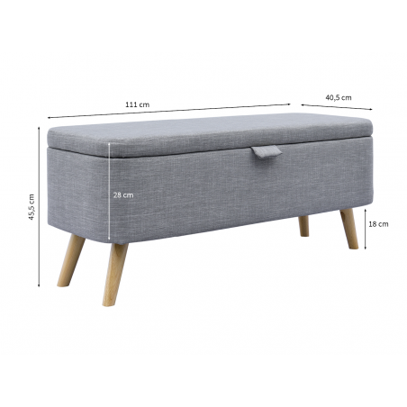 Banc de pat pentru depozitare WSS956