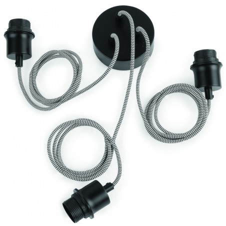 Suspensie Amazon cu 3 abajururi