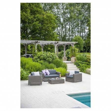 Masuta de cafea Monte Carlo cu blat de sticla