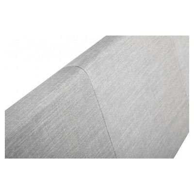 Cadru de pat scandinav Bjorn din material textil cu picioare din lemn