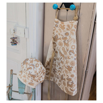 Șorț și pălărie de gătit Pandi