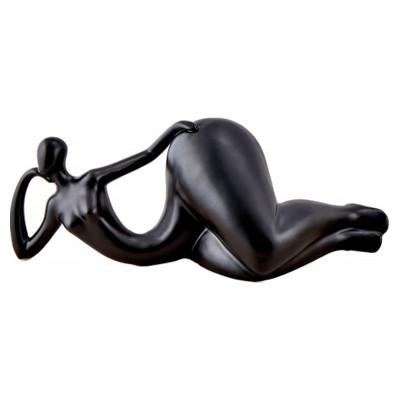 Sculptură siluetă feminină înclinată