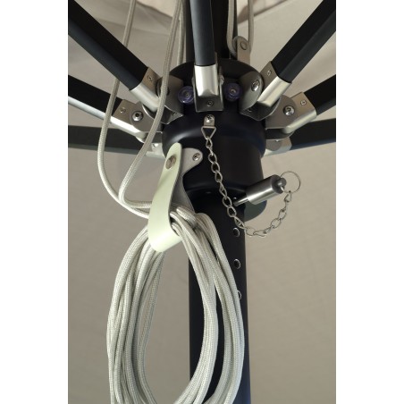 Umbrelă de soare din aluminiu, diametru 2,10 m