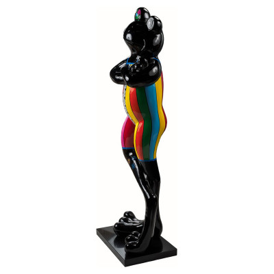 Lelsie broască sculptură în aer liber