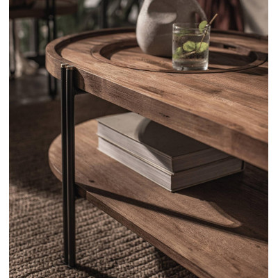 Măsuță cafea Coco cu 2 tăvi