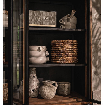 Dulap contur cu 4 usi si 1 polita deschisa