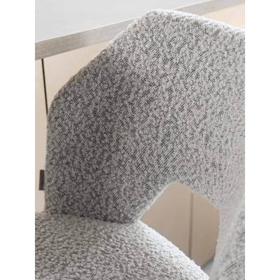 Scaun de bar Bloom din material boucle