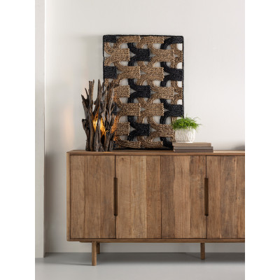 Bufet Bliss din tec cu 6 uși