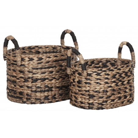 Set de 2 coșuri ovale