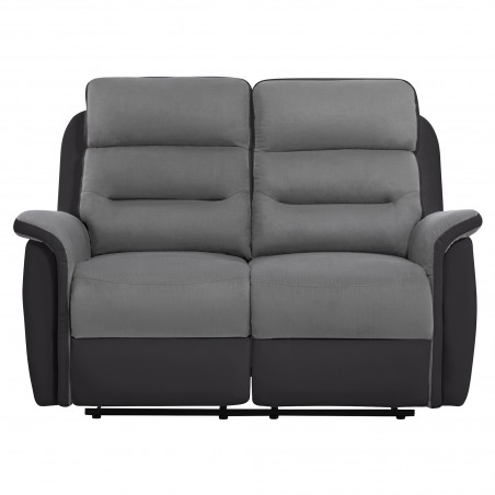 Manuell 2-sits reclinersoffa 9222