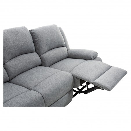9121 Manuell 3-sits tyg avslappning soffa