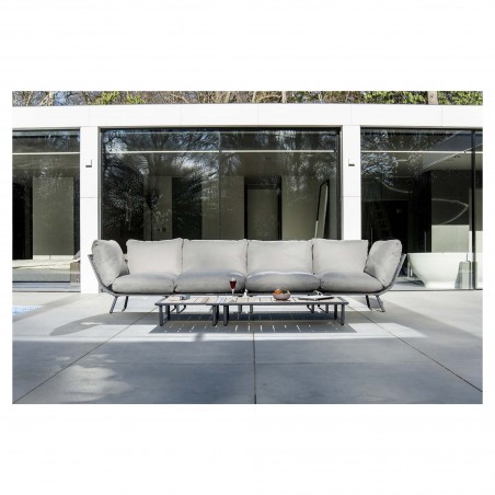 Beach hörnmodul med kuddar