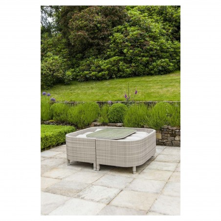 Ocean Pearl Lounge Set med kuddar