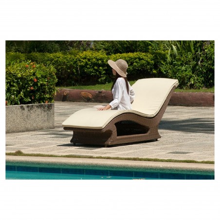 San Marino solsäng med kudde