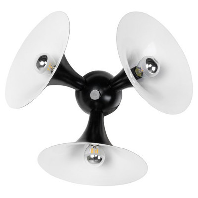 Vägglampa Jazz i aluminium