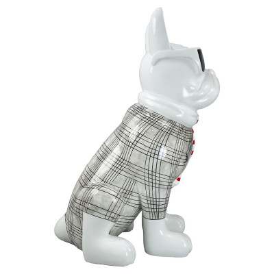 Karl utomhus hund skulptur