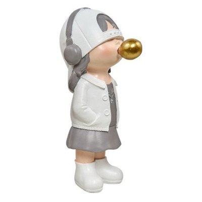 Musikälskare Kid Girl Skulptur