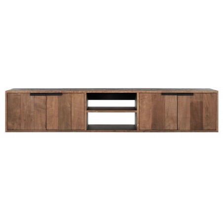 Závesná TV skrinka Cosmo No.1 so 4 dverami a 2 policami