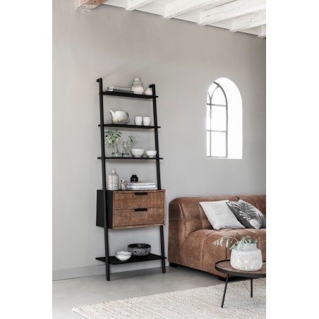 Polica Cosmo s 2 zásuvkami