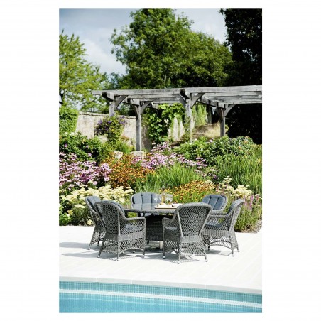 Kreslo Monte Carlo v prelamované vlákno s vankúšmi