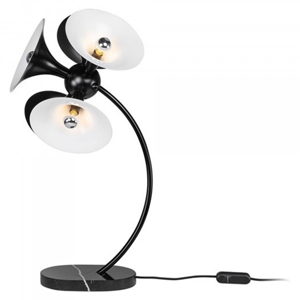 Jazz stolná lampa z hliníka