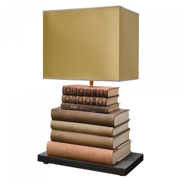 Stolná lampa Staré knihy