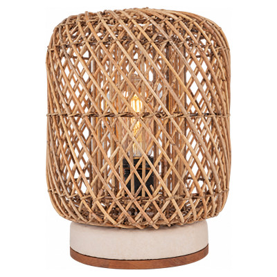 Ratanová stolová lampa Palma