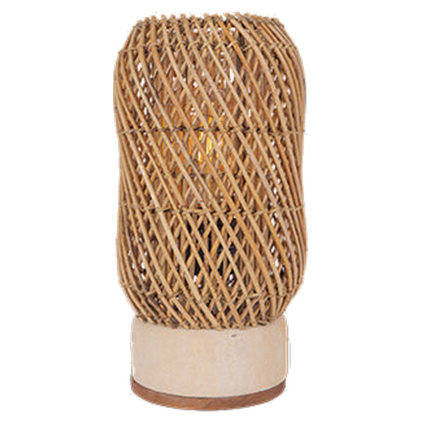 Stolová lampa Pole z ratanu